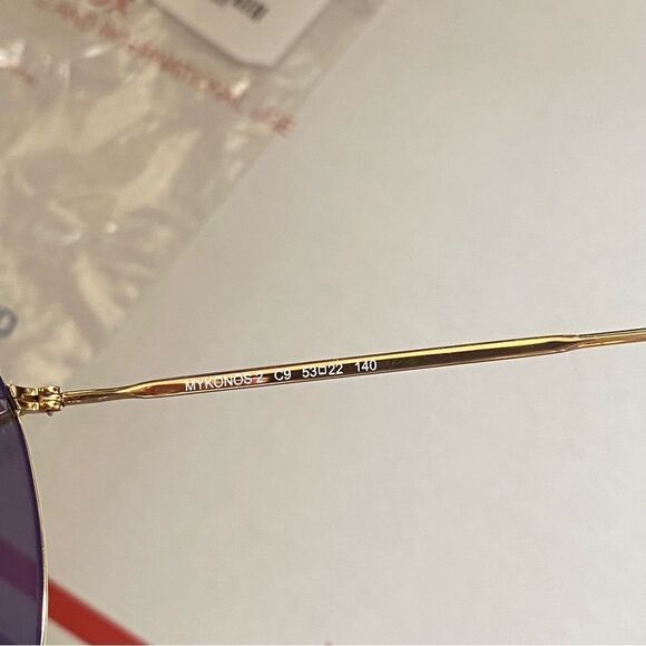 Illesteva sunglasses Mykonos II in Gold & Silver aviators Revolve - Picture 10 of 12